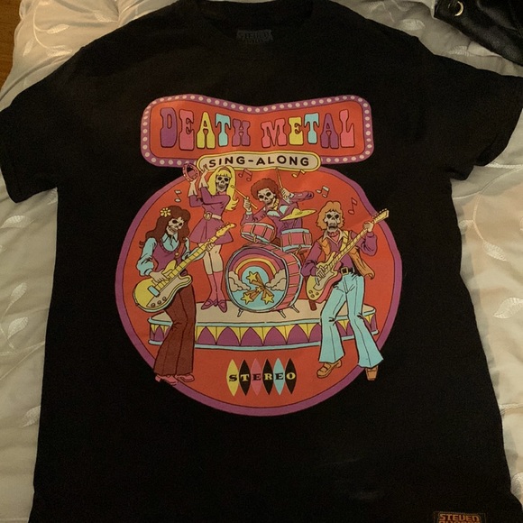 Steven Rhodes Tops - ⬇️Zazzle⬇️ STEVEN RHODES Death Metal tee shirt funky and fun